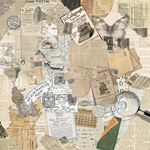 Blocco di Carte Scrap Typographic Patterns Pad cm 30 x 30