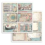 Blocco di Carte Scrap Venice City of Art cm 20 X 20