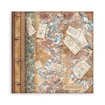 Blocco di Carte Scrap Vintage Library cm 20 X 20