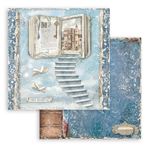 Blocco di Carte Scrap Vintage Library cm 20 X 20