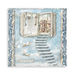 Blocco di Carte Scrap Vintage Library cm 20 X 20