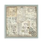 Blocco di Carte Scrap Voyages Fantastiques cm 20 x 20