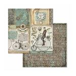 Blocco di Carte Scrap Voyages Fantastiques cm 20 x 20