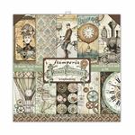 Blocco di Carte Scrap Voyages Fantastiques cm 20 x 20