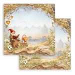 Blocco di Carte Scrap Whispering Woods cm 20 X 20
