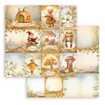 Blocco di Carte Scrap Whispering Woods cm 20 X 20