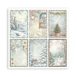 Blocco di Carte Scrap White Christmas cm 20 x 20