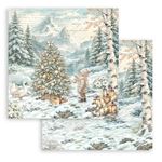 Blocco di Carte Scrap White Christmas cm 20 x 20