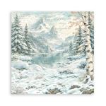Blocco di Carte Scrap White Christmas cm 20 x 20
