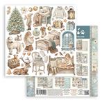 Blocco di Carte Scrap White Christmas cm 20 x 20
