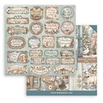 Blocco di Carte Scrap White Christmas cm 30 X 30