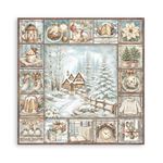 Blocco di Carte Scrap White Christmas cm 30 X 30