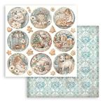 Blocco di Carte Scrap White Christmas cm 30 X 30