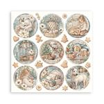 Blocco di Carte Scrap White Christmas cm 30 X 30
