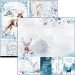 Blocco di Carte Scrap Winter Journey cm 20 x 20