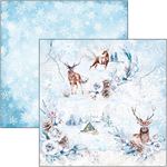 Blocco di Carte Scrap Winter Journey cm 20 x 20