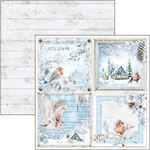 Blocco di Carte Scrap Winter Journey cm 20 x 20