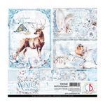 Blocco di Carte Scrap Winter Journey cm 20 x 20