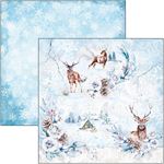 Blocco di Carte Scrap Winter Journey cm 30 x 30