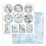 Blocco di Carte Scrap Winter Tales cm 15 x 15