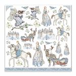 Blocco di Carte Scrap Winter Tales cm 15 x 15