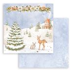 Blocco di Carte Scrap Winter Valley cm 20 X 20