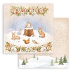 Blocco di Carte Scrap Winter Valley cm 20 X 20