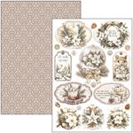 Blocco di Carte Scrap Winter season Creative Pad A4