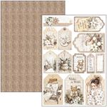Blocco di Carte Scrap Winter season Creative Pad A4