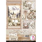 Blocco di Carte Scrap Winter season Creative Pad A4