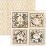 Blocco di Carte Scrap Winter season Patterns Pad cm 30 x 30