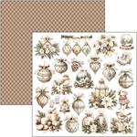 Blocco di Carte Scrap Winter season Patterns Pad cm 30 x 30
