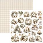 Blocco di Carte Scrap Winter season cm 30 x 30