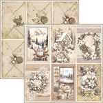 Blocco di Carte Scrap Winter season cm 30 x 30
