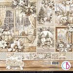 Blocco di Carte Scrap Winter season cm 30 x 30