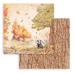 Blocco di Carte Scrap Woodland cm 30 X 30