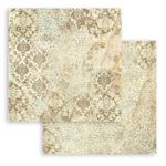 Blocco di Carte Scrap Backgrounds Selection - Brocante Antiques cm 20 X 20
