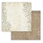 Blocco di Carte Scrap Backgrounds Selection - Brocante Antiques cm 20 X 20