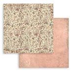 Blocco di Carte Scrap Backgrounds Selection - Brocante Antiques cm 20 X 20