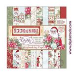 Blocco di Carte Secretos de Navidad con Diecut cm 30 x 30