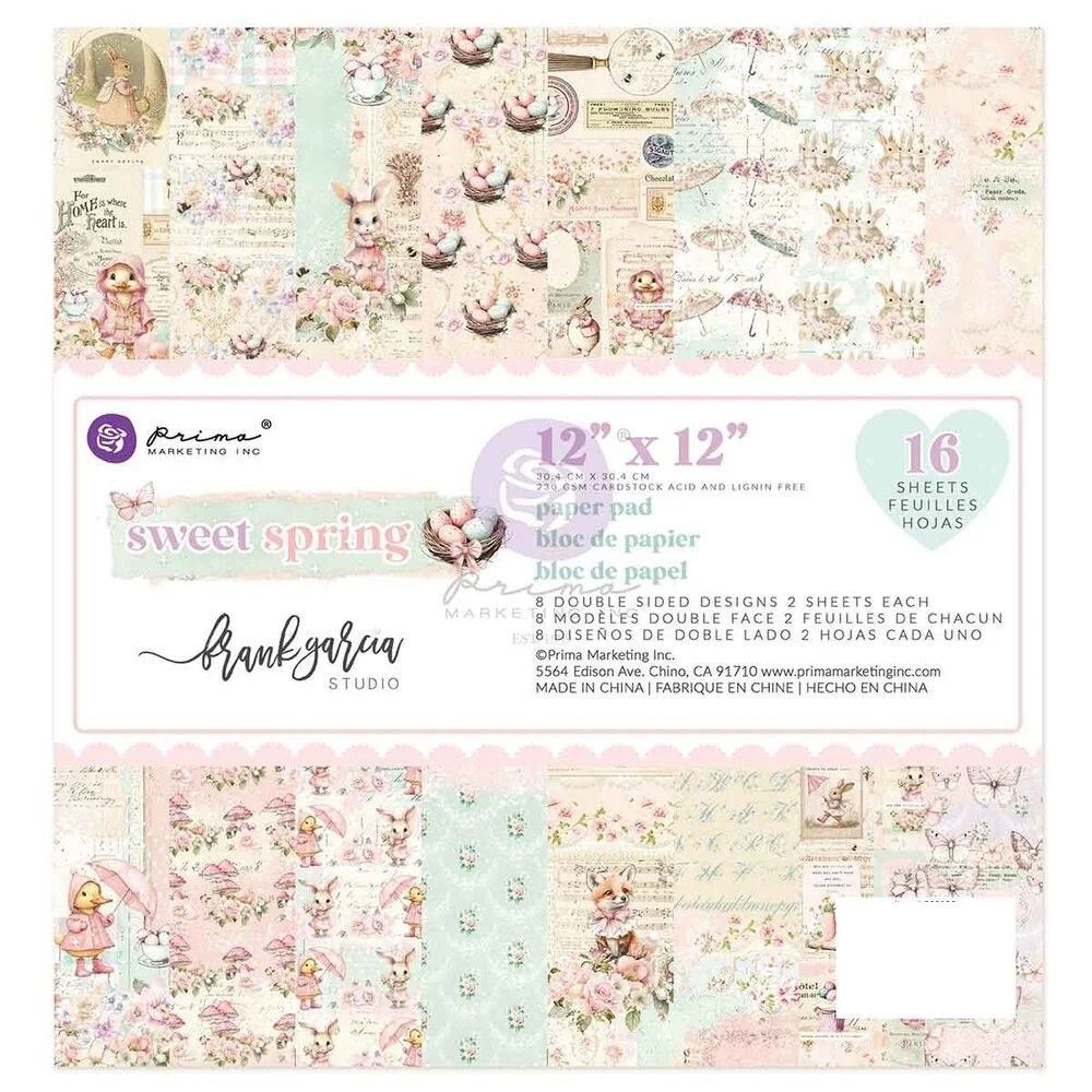 Blocco di Carte Sweet Spring 30 x 30