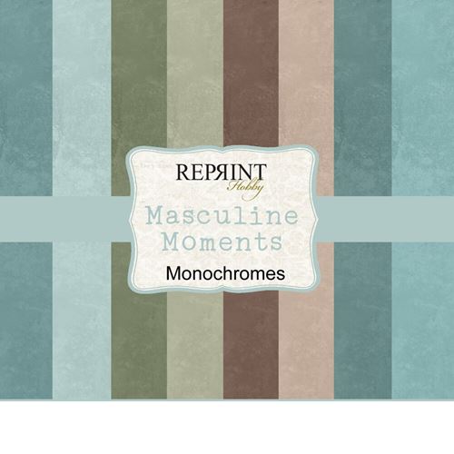 Blocco di Cartoncini Monocolore Masculine Moments