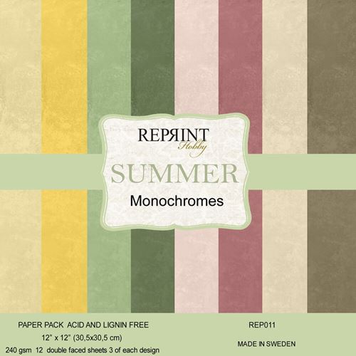Blocco di Cartoncini Monocolore Summer