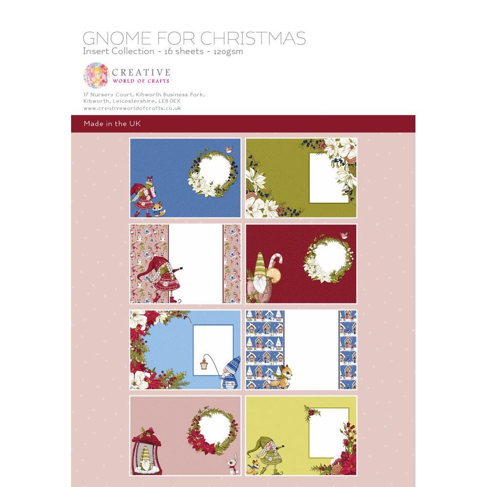 Blocco di carte Gnome for Christmas Insert Collections A4