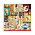 Blocco di carte Scrap Bauhaus cm 15 x 15