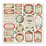 Blocco di carte Scrap Classic Christmas cm 20 x 20