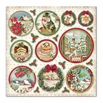 Blocco di carte Scrap Classic Christmas cm 20 x 20