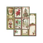 Blocco di carte Scrap Classic Christmas cm 20 x 20