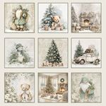 Blocco di carte Scrap Cozy Christmas Reprint cm 20 x 20