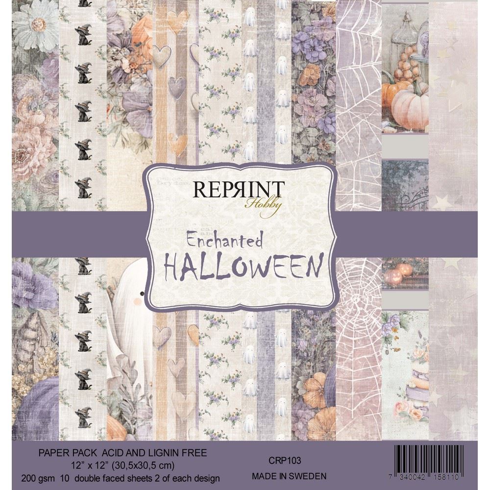 Blocco di carte Scrap Enchanted Halloween cm 30x30